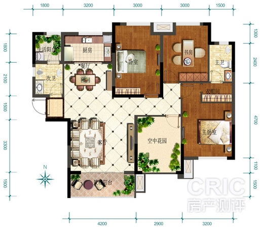 五江户型2(天璟)123.63㎡