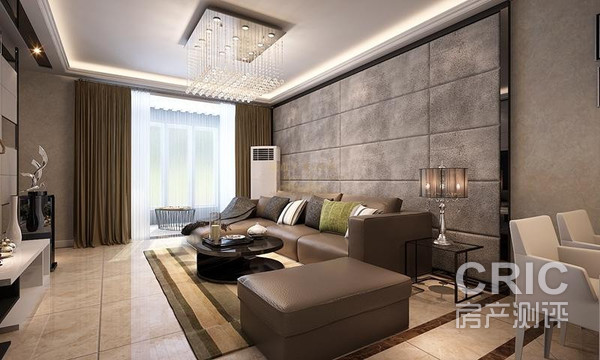 117.04平米客厅样板间