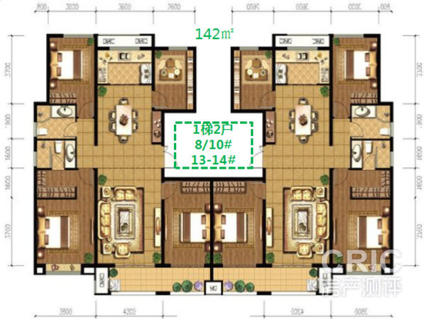 洋房楼层平面图2
