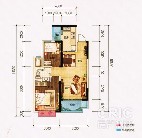 3号楼C\D户型75㎡二房