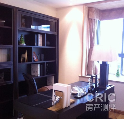 样板间之书房实拍图