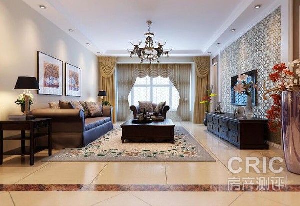 91平米客厅样板间