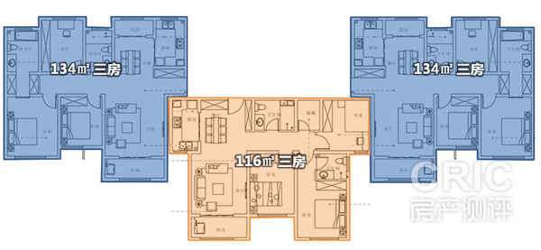 4号楼楼层平面示意图