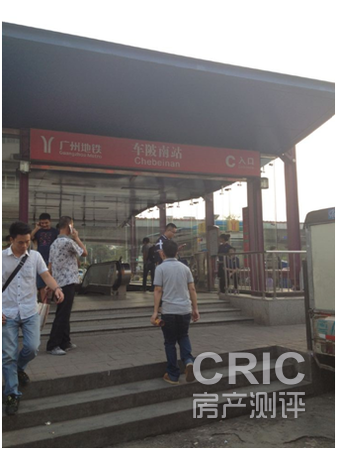 车陂南站实景图