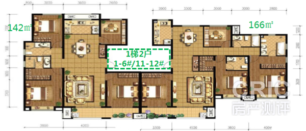 洋房楼层布局图1