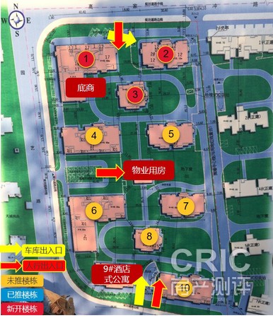 项目楼栋分布图