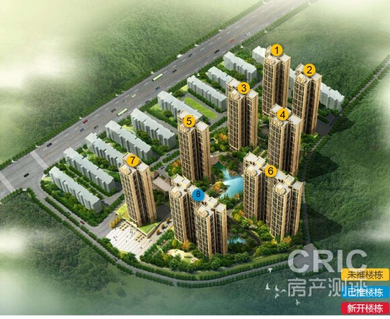 项目楼栋位置图