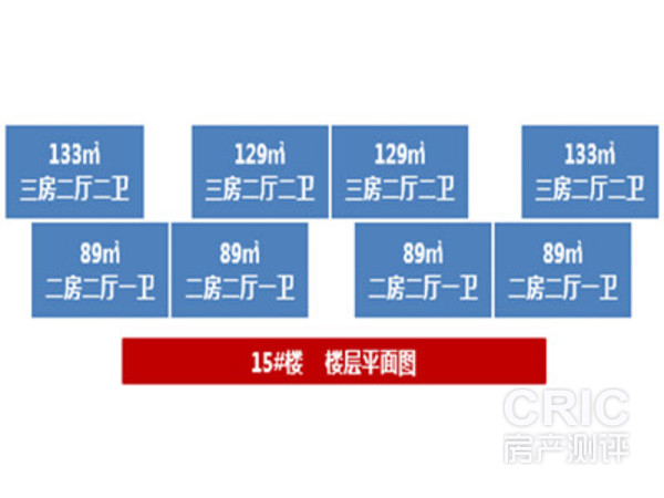 15号楼楼层平面图