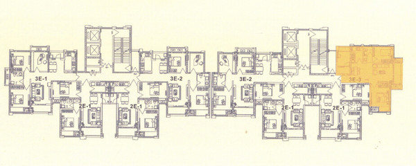 3E-3户型分布图