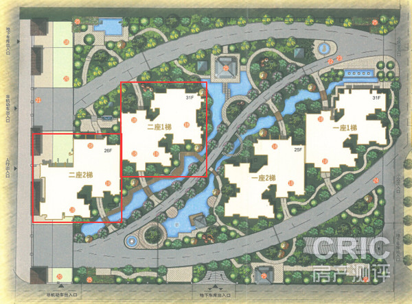 目前在售楼栋分布图