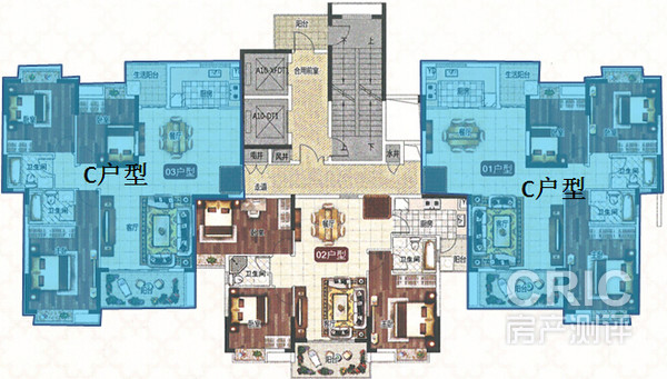 三房楼层平面图