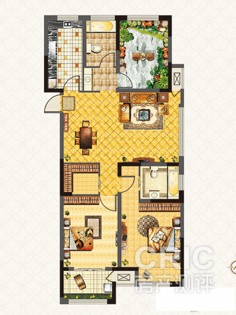 3室2厅2卫121-130㎡