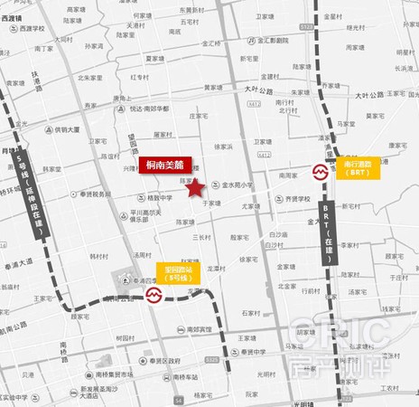 项目周边轨交分布情况