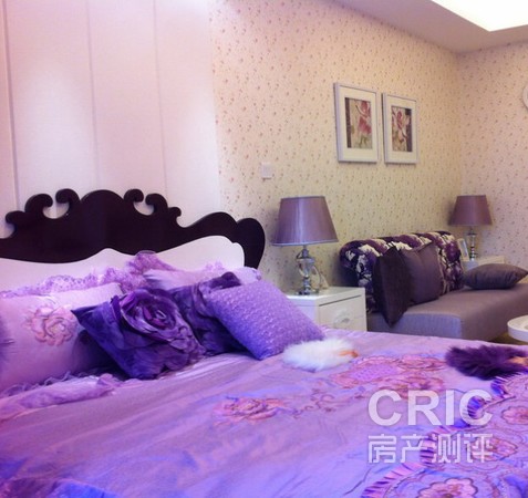 样板间之主卧实拍图