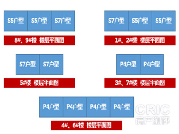 项目楼栋楼层平面图展示