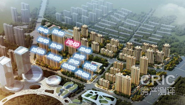 A5地块楼座分布图