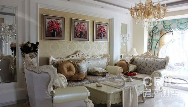 样板间客厅实拍图