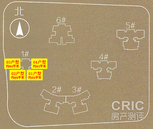 项目楼栋分布图