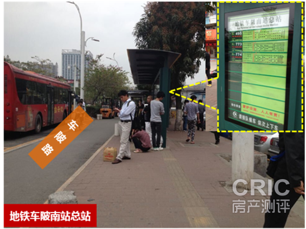 地铁车陂南站总站实景图