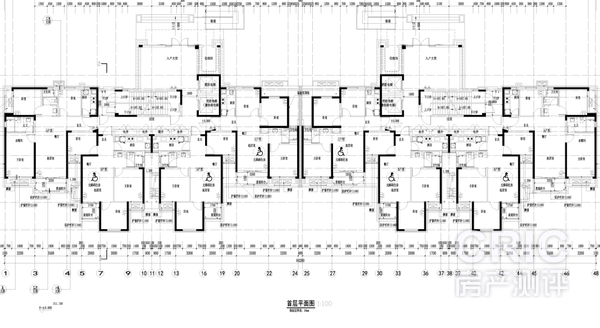 4#楼首层平面图