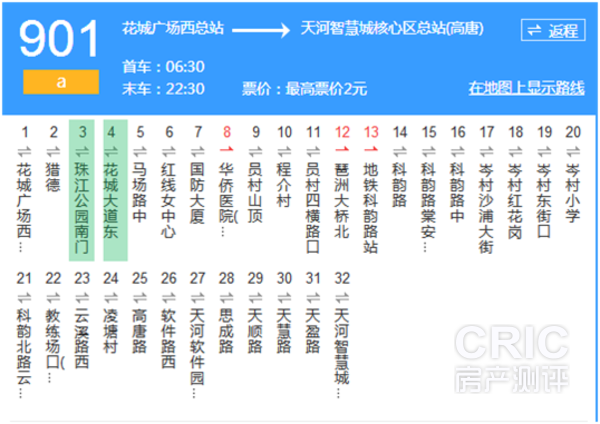 901a公交线路图