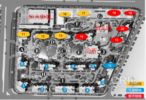 户型楼栋分布图