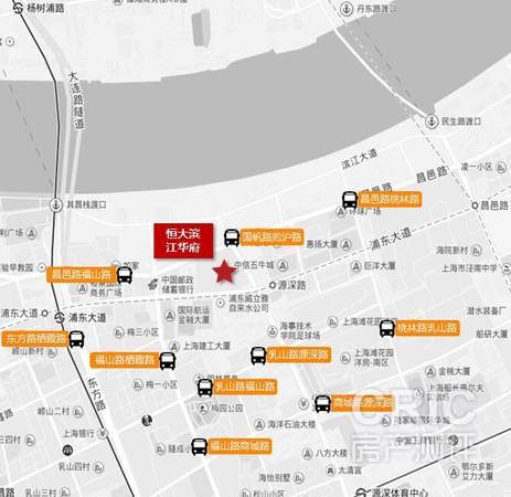 项目周边公交分布情况