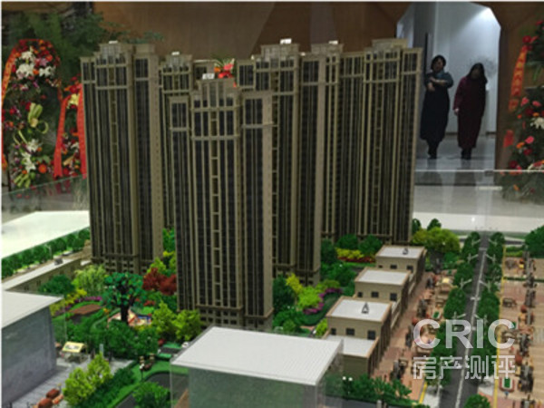 项目一期住宅沙盘示意图