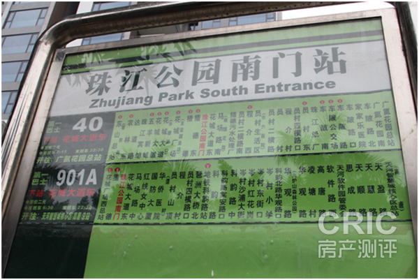 珠江公园南门站实景图