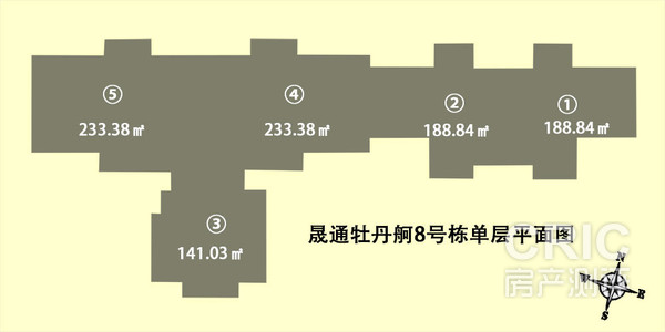 8号楼单层平面图