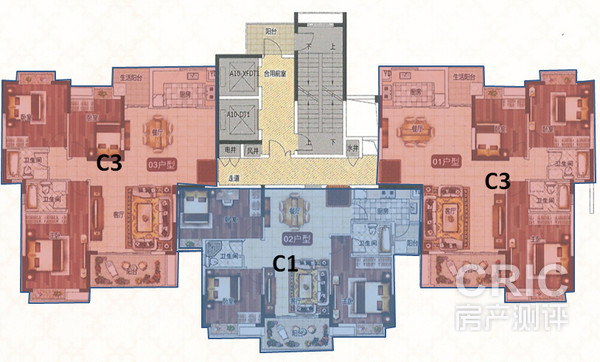户型位置示意图