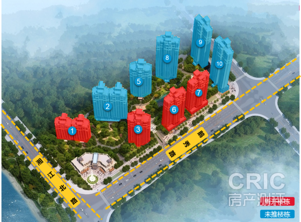 在售楼栋分布图