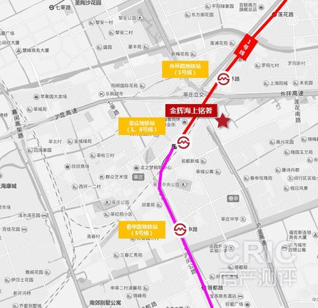 项目周边轨交分布情况