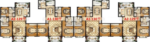 1#2#5#楼平面示意图