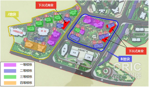 楼栋价值等级分布图
