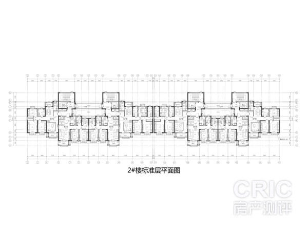 2#楼标准层平面图