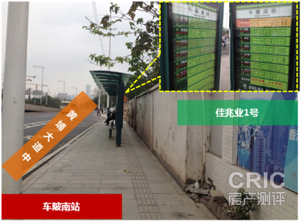 车陂南站实景图