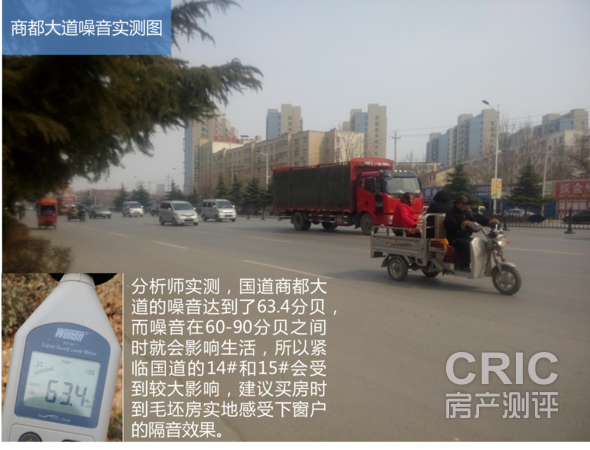 商都大道噪音实测图
