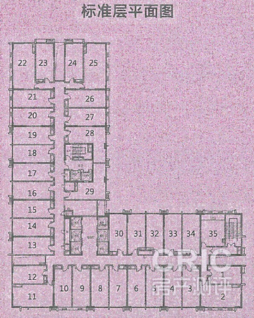 公寓标准层平面图