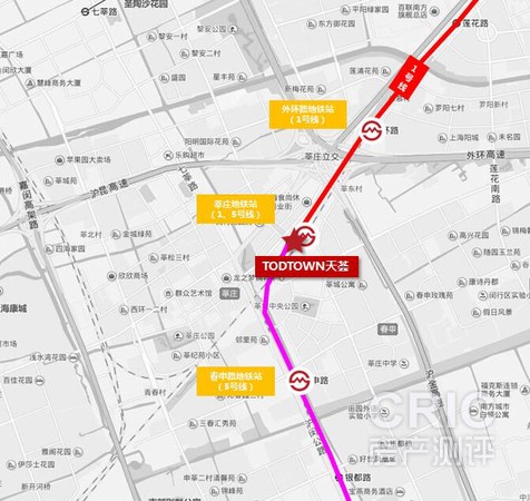 项目周边轨交分布情况