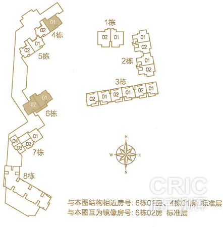 社区楼栋分布图